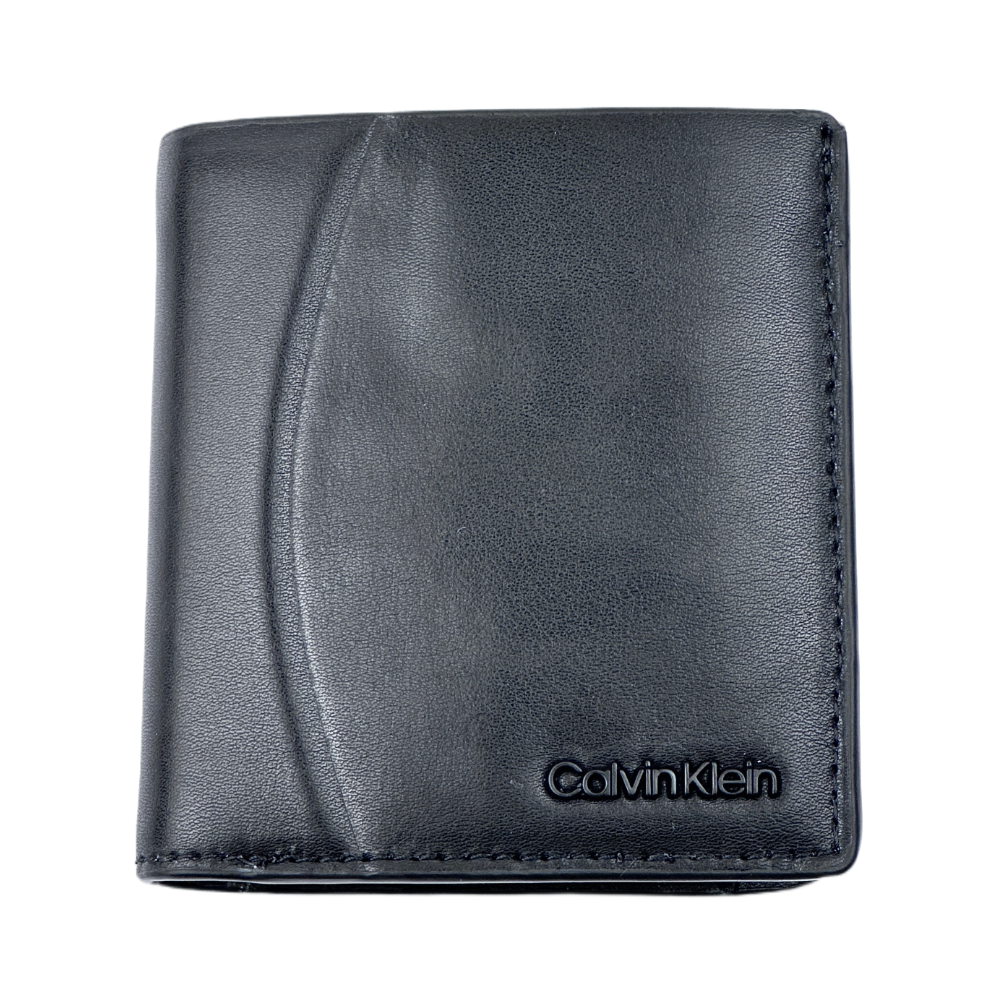 Minimal Focus Men's Trifold Wallet Large Capacity Leather Purse Multi-Card Holder Coin Pocket Business Clutch Fashion