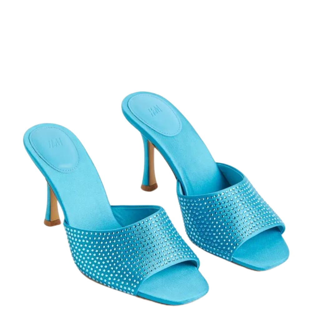 Strass-Embellished Mules Women's Sparkly Flat Slides Rhinestone Fashion Sandals Summer Party Slippers Bling Casual Shoes