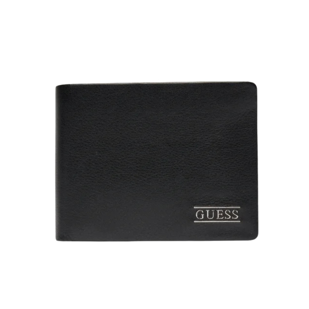 Guess Men's Wallet Luxury Brand Bifold Short Coin Purse Fashion Business Male Crazy Horse Synthetic Leather Card Holder