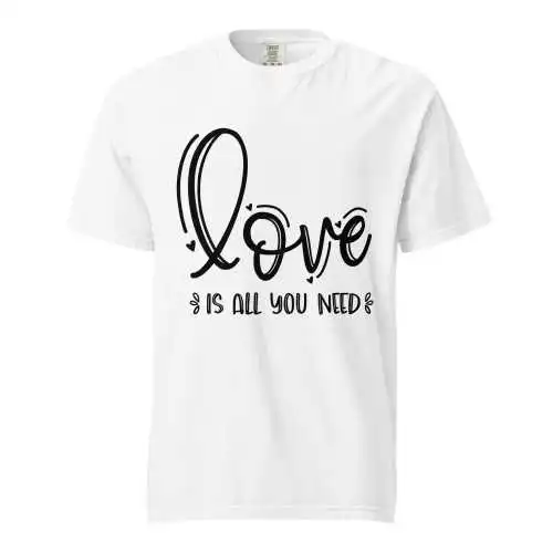 Unisex garment-dyed heavyweight t-shirt