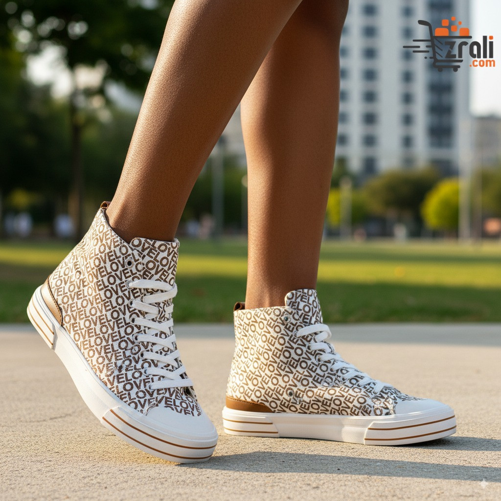 Mid Cut Men's Sneakers Ankle High Casual Shoes Fashion Streetwear Trainers Skate Style Footwear Comfortable Walking Boots