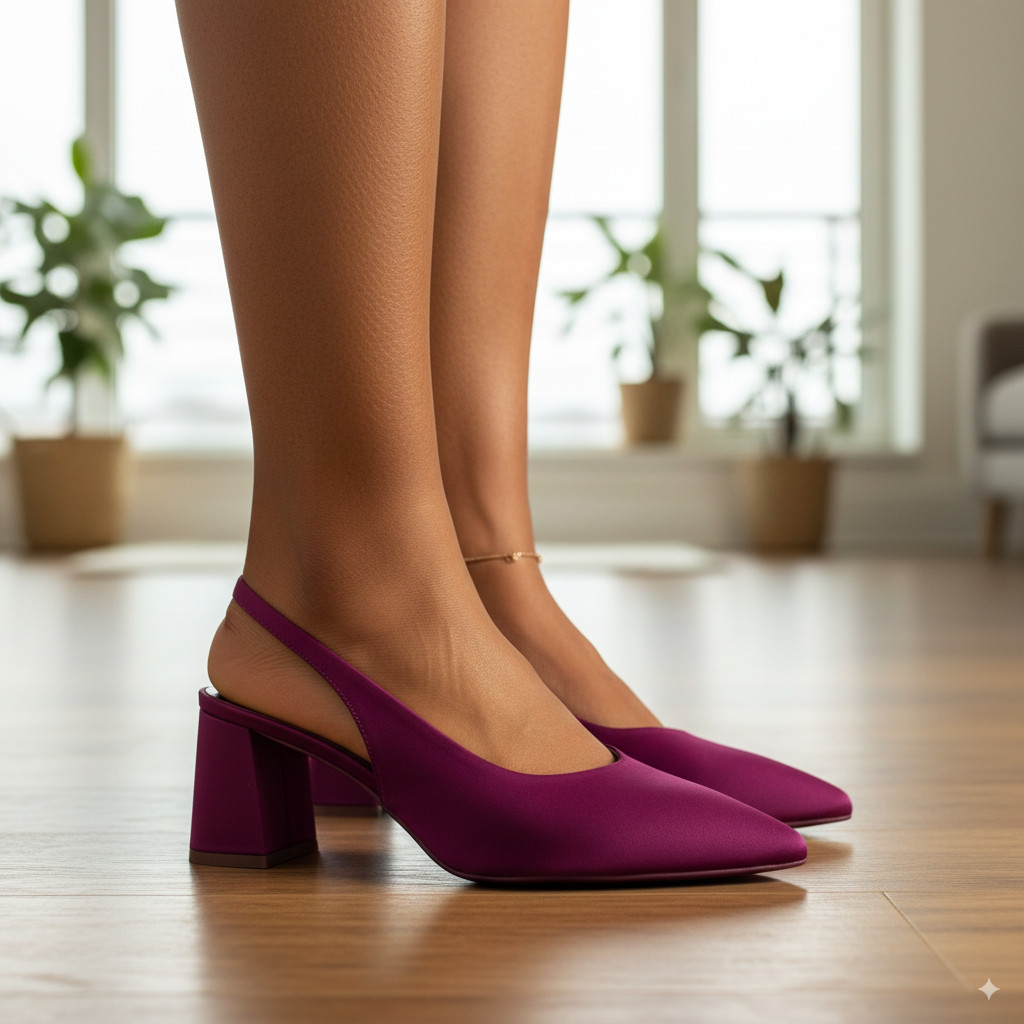 Women's Block Heel Pumps Elegant Chunky High Heels Round Toe Office Dress Shoes Fashion Buckle Strap Party Wedding Footwear